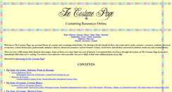 Desktop Screenshot of costumepage.org
